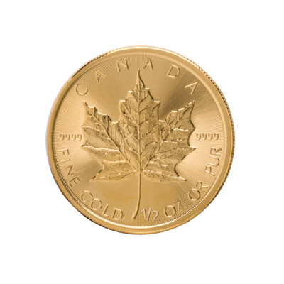 1/2 oz Canadian Gold Maple