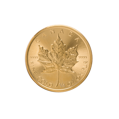 1/4 oz Canadian Gold Maple