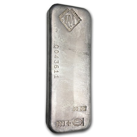 50 oz Silver Bar (recognized)