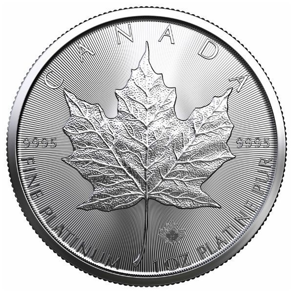1 oz Canadian Platinum Maple Leaf